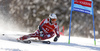 Aleksander Aamodt Kilde of Norway skiing in the first run of the men giant slalom race of Audi FIS Alpine skiing World cup in Kranjska Gora, Slovenia. Men giant slalom race of Audi FIS Alpine skiing World cup, was held in Kranjska Gora, Slovenia, on Friday, 4th of March 2016.
