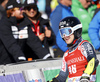 Eemeli Pirinen of Finland reacts in finish of the second run of the men giant slalom race of Audi FIS Alpine skiing World cup in Kranjska Gora, Slovenia. Men giant slalom race of Audi FIS Alpine skiing World cup, was held in Kranjska Gora, Slovenia, on Friday, 4th of March 2016.
