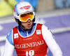 Carlo Janka of Switzerland reacts in finish of the second run of the men giant slalom race of Audi FIS Alpine skiing World cup in Kranjska Gora, Slovenia. Men giant slalom race of Audi FIS Alpine skiing World cup, was held in Kranjska Gora, Slovenia, on Friday, 4th of March 2016.
