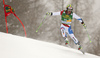 Justin Murisier of Switzerland skiing in the first run of the men giant slalom race of Audi FIS Alpine skiing World cup in Kranjska Gora, Slovenia. Men giant slalom race of Audi FIS Alpine skiing World cup, was held in Kranjska Gora, Slovenia, on Saturday, 5th of March 2016.
