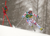 Thomas Fanara of France skiing in the first run of the men giant slalom race of Audi FIS Alpine skiing World cup in Kranjska Gora, Slovenia. Men giant slalom race of Audi FIS Alpine skiing World cup, was held in Kranjska Gora, Slovenia, on Saturday, 5th of March 2016.
