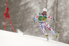 Thomas Fanara of France skiing in the first run of the men giant slalom race of Audi FIS Alpine skiing World cup in Kranjska Gora, Slovenia. Men giant slalom race of Audi FIS Alpine skiing World cup, was held in Kranjska Gora, Slovenia, on Saturday, 5th of March 2016.
