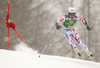 Victor Muffat-Jeandet of France skiing in the first run of the men giant slalom race of Audi FIS Alpine skiing World cup in Kranjska Gora, Slovenia. Men giant slalom race of Audi FIS Alpine skiing World cup, was held in Kranjska Gora, Slovenia, on Saturday, 5th of March 2016.
