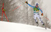 Fritz Dopfer of Germany skiing in the first run of the men giant slalom race of Audi FIS Alpine skiing World cup in Kranjska Gora, Slovenia. Men giant slalom race of Audi FIS Alpine skiing World cup, was held in Kranjska Gora, Slovenia, on Saturday, 5th of March 2016.
