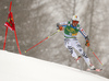 Stefan Luitz of Germany skiing in the first run of the men giant slalom race of Audi FIS Alpine skiing World cup in Kranjska Gora, Slovenia. Men giant slalom race of Audi FIS Alpine skiing World cup, was held in Kranjska Gora, Slovenia, on Saturday, 5th of March 2016.
