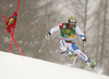 Justin Murisier of Switzerland skiing in the first run of the men giant slalom race of Audi FIS Alpine skiing World cup in Kranjska Gora, Slovenia. Men giant slalom race of Audi FIS Alpine skiing World cup, was held in Kranjska Gora, Slovenia, on Saturday, 5th of March 2016.
