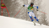 Andre Myhrer of Sweden skiing in the first run of the men giant slalom race of Audi FIS Alpine skiing World cup in Kranjska Gora, Slovenia. Men giant slalom race of Audi FIS Alpine skiing World cup, was held in Kranjska Gora, Slovenia, on Saturday, 5th of March 2016.
