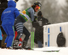 Samu Torsti of Finland after DNF in the first run of the men giant slalom race of Audi FIS Alpine skiing World cup in Kranjska Gora, Slovenia. Men giant slalom race of Audi FIS Alpine skiing World cup, was held in Kranjska Gora, Slovenia, on Saturday, 5th of March 2016.
