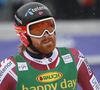 Leif Kristian Haugen of Norway reacts in finish of the second run of the men giant slalom race of Audi FIS Alpine skiing World cup in Kranjska Gora, Slovenia. Men giant slalom race of Audi FIS Alpine skiing World cup, was held in Kranjska Gora, Slovenia, on Saturday, 5th of March 2016.
