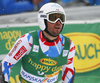 Thomas Fanara of France reacts in finish of the second run of the men giant slalom race of Audi FIS Alpine skiing World cup in Kranjska Gora, Slovenia. Men giant slalom race of Audi FIS Alpine skiing World cup, was held in Kranjska Gora, Slovenia, on Saturday, 5th of March 2016.
