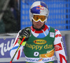 Alexis Pinturault of France reacts in finish of the second run of the men giant slalom race of Audi FIS Alpine skiing World cup in Kranjska Gora, Slovenia. Men giant slalom race of Audi FIS Alpine skiing World cup, was held in Kranjska Gora, Slovenia, on Saturday, 5th of March 2016.
