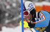 Fritz Dopfer of Germany skiing in the first run of the men slalom race of Audi FIS Alpine skiing World cup in Kranjska Gora, Slovenia. Men slalom race of Audi FIS Alpine skiing World cup, was held in Kranjska Gora, Slovenia, on Sunday, 6th of March 2016.
