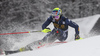 Manfred Moelgg of Italy skiing in the first run of the men slalom race of Audi FIS Alpine skiing World cup in Kranjska Gora, Slovenia. Men slalom race of Audi FIS Alpine skiing World cup, was held in Kranjska Gora, Slovenia, on Sunday, 6th of March 2016.
