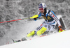 Fritz Dopfer of Germany skiing in the first run of the men slalom race of Audi FIS Alpine skiing World cup in Kranjska Gora, Slovenia. Men slalom race of Audi FIS Alpine skiing World cup, was held in Kranjska Gora, Slovenia, on Sunday, 6th of March 2016.
