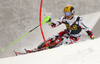 Marcel Hirscher of Austria skiing in the first run of the men slalom race of Audi FIS Alpine skiing World cup in Kranjska Gora, Slovenia. Men slalom race of Audi FIS Alpine skiing World cup, was held in Kranjska Gora, Slovenia, on Sunday, 6th of March 2016.
