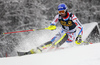 Jean-Baptiste Grange of France skiing in the first run of the men slalom race of Audi FIS Alpine skiing World cup in Kranjska Gora, Slovenia. Men slalom race of Audi FIS Alpine skiing World cup, was held in Kranjska Gora, Slovenia, on Sunday, 6th of March 2016.
