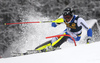 Andre Myhrer of Sweden skiing in the first run of the men slalom race of Audi FIS Alpine skiing World cup in Kranjska Gora, Slovenia. Men slalom race of Audi FIS Alpine skiing World cup, was held in Kranjska Gora, Slovenia, on Sunday, 6th of March 2016.
