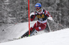 Jonathan Nordbotten of Norway skiing in the first run of the men slalom race of Audi FIS Alpine skiing World cup in Kranjska Gora, Slovenia. Men slalom race of Audi FIS Alpine skiing World cup, was held in Kranjska Gora, Slovenia, on Sunday, 6th of March 2016.
