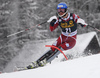 Jonathan Nordbotten of Norway skiing in the first run of the men slalom race of Audi FIS Alpine skiing World cup in Kranjska Gora, Slovenia. Men slalom race of Audi FIS Alpine skiing World cup, was held in Kranjska Gora, Slovenia, on Sunday, 6th of March 2016.
