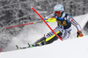 Dominik Stehle of Germany skiing in the first run of the men slalom race of Audi FIS Alpine skiing World cup in Kranjska Gora, Slovenia. Men slalom race of Audi FIS Alpine skiing World cup, was held in Kranjska Gora, Slovenia, on Sunday, 6th of March 2016.
