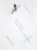 Daniel Yule of Switzerland skiing in the second run of the men slalom race of Audi FIS Alpine skiing World cup in Kranjska Gora, Slovenia.  Men slalom race of Audi FIS Alpine skiing World cup, was held in Kranjska Gora, Slovenia, on Sunday, 6th of March 2016.
