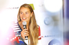 Tina Maze of Slovenia during her press conference which took place in Soelden, Austria, on Thursday, 20th of October 2016, and where she announced she will be racing one farewell race but otherwise she retired from ski racing.

