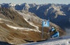 Nina Loeseth of Norway skiing in the first run of the women opening giant slalom race of the new season of the Audi FIS Alpine skiing World cup in Soelden, Austria. First women giant slalom race of the season 2016-2017 of the Audi FIS Alpine skiing World cup, was held on Rettenbach glacier above Soelden, Austria, on Saturday, 22nd of October 2016.
