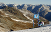 Michaela Kirchgasser of Austria skiing in the first run of the women opening giant slalom race of the new season of the Audi FIS Alpine skiing World cup in Soelden, Austria. First women giant slalom race of the season 2016-2017 of the Audi FIS Alpine skiing World cup, was held on Rettenbach glacier above Soelden, Austria, on Saturday, 22nd of October 2016.
