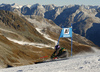 Tessa Worley of France skiing in the first run of the women opening giant slalom race of the new season of the Audi FIS Alpine skiing World cup in Soelden, Austria. First women giant slalom race of the season 2016-2017 of the Audi FIS Alpine skiing World cup, was held on Rettenbach glacier above Soelden, Austria, on Saturday, 22nd of October 2016.
