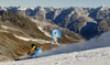 Kajsa Kling of Sweden skiing in the first run of the women opening giant slalom race of the new season of the Audi FIS Alpine skiing World cup in Soelden, Austria. First women giant slalom race of the season 2016-2017 of the Audi FIS Alpine skiing World cup, was held on Rettenbach glacier above Soelden, Austria, on Saturday, 22nd of October 2016.
