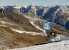 Stephanie Brunner of Austria skiing in the first run of the women opening giant slalom race of the new season of the Audi FIS Alpine skiing World cup in Soelden, Austria. First women giant slalom race of the season 2016-2017 of the Audi FIS Alpine skiing World cup, was held on Rettenbach glacier above Soelden, Austria, on Saturday, 22nd of October 2016.
