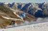 Stephanie Brunner of Austria skiing in the first run of the women opening giant slalom race of the new season of the Audi FIS Alpine skiing World cup in Soelden, Austria. First women giant slalom race of the season 2016-2017 of the Audi FIS Alpine skiing World cup, was held on Rettenbach glacier above Soelden, Austria, on Saturday, 22nd of October 2016.
