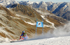 Alexandra Tilley of Great Britain skiing in the first run of the women opening giant slalom race of the new season of the Audi FIS Alpine skiing World cup in Soelden, Austria. First women giant slalom race of the season 2016-2017 of the Audi FIS Alpine skiing World cup, was held on Rettenbach glacier above Soelden, Austria, on Saturday, 22nd of October 2016.
