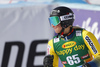 Emelie Wikstroem of Sweden reacts in the finish of the second run of the women opening giant slalom race of the new season of the Audi FIS Alpine skiing World cup in Soelden, Austria. First women giant slalom race of the season 2016-2017 of the Audi FIS Alpine skiing World cup, was held on Rettenbach glacier above Soelden, Austria, on Saturday, 22nd of October 2016.
