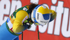 Maria Pietilae-Holmner of Sweden reacts in the finish of the second run of the women opening giant slalom race of the new season of the Audi FIS Alpine skiing World cup in Soelden, Austria. First women giant slalom race of the season 2016-2017 of the Audi FIS Alpine skiing World cup, was held on Rettenbach glacier above Soelden, Austria, on Saturday, 22nd of October 2016.
