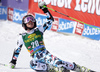 Fourth placed Stephanie Brunner of Austria reacts in the finish of the second run of the women opening giant slalom race of the new season of the Audi FIS Alpine skiing World cup in Soelden, Austria. First women giant slalom race of the season 2016-2017 of the Audi FIS Alpine skiing World cup, was held on Rettenbach glacier above Soelden, Austria, on Saturday, 22nd of October 2016.
