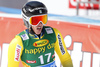Kajsa Kling of Sweden reacts in the finish of the second run of the women opening giant slalom race of the new season of the Audi FIS Alpine skiing World cup in Soelden, Austria. First women giant slalom race of the season 2016-2017 of the Audi FIS Alpine skiing World cup, was held on Rettenbach glacier above Soelden, Austria, on Saturday, 22nd of October 2016.
