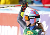 Third placed Marta Bassino of Italy reacts in the finish of the second run of the women opening giant slalom race of the new season of the Audi FIS Alpine skiing World cup in Soelden, Austria. First women giant slalom race of the season 2016-2017 of the Audi FIS Alpine skiing World cup, was held on Rettenbach glacier above Soelden, Austria, on Saturday, 22nd of October 2016.
