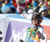 Winner Lara Gut of Switzerland reacts in the finish of the second run of the women opening giant slalom race of the new season of the Audi FIS Alpine skiing World cup in Soelden, Austria. First women giant slalom race of the season 2016-2017 of the Audi FIS Alpine skiing World cup, was held on Rettenbach glacier above Soelden, Austria, on Saturday, 22nd of October 2016.
