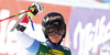 Winner Lara Gut of Switzerland reacts in the finish of the second run of the women opening giant slalom race of the new season of the Audi FIS Alpine skiing World cup in Soelden, Austria. First women giant slalom race of the season 2016-2017 of the Audi FIS Alpine skiing World cup, was held on Rettenbach glacier above Soelden, Austria, on Saturday, 22nd of October 2016.
