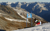 Lara Gut of Switzerland skiing in the first run of the women opening giant slalom race of the new season of the Audi FIS Alpine skiing World cup in Soelden, Austria. First women giant slalom race of the season 2016-2017 of the Audi FIS Alpine skiing World cup, was held on Rettenbach glacier above Soelden, Austria, on Saturday, 22nd of October 2016.
