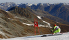 Zan Kranjec of Slovenia skiing in the first run of the men opening giant slalom race of the new season of the Audi FIS Alpine skiing World cup in Soelden, Austria. First men giant slalom race of the season 2016-2017 of the Audi FIS Alpine skiing World cup, was held on Rettenbach glacier above Soelden, Austria, on Sunday, 23rd of October 2016.
