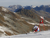 Justin Murisier of Switzerland skiing in the first run of the men opening giant slalom race of the new season of the Audi FIS Alpine skiing World cup in Soelden, Austria. First men giant slalom race of the season 2016-2017 of the Audi FIS Alpine skiing World cup, was held on Rettenbach glacier above Soelden, Austria, on Sunday, 23rd of October 2016.
