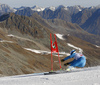 Kjetil Jansrud of Norway skiing in the first run of the men opening giant slalom race of the new season of the Audi FIS Alpine skiing World cup in Soelden, Austria. First men giant slalom race of the season 2016-2017 of the Audi FIS Alpine skiing World cup, was held on Rettenbach glacier above Soelden, Austria, on Sunday, 23rd of October 2016.
