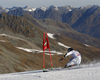 Eemeli Pirinen of Finland skiing in the first run of the men opening giant slalom race of the new season of the Audi FIS Alpine skiing World cup in Soelden, Austria. First men giant slalom race of the season 2016-2017 of the Audi FIS Alpine skiing World cup, was held on Rettenbach glacier above Soelden, Austria, on Sunday, 23rd of October 2016.
