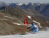 Rasmus Windingstad of Norway skiing in the first run of the men opening giant slalom race of the new season of the Audi FIS Alpine skiing World cup in Soelden, Austria. First men giant slalom race of the season 2016-2017 of the Audi FIS Alpine skiing World cup, was held on Rettenbach glacier above Soelden, Austria, on Sunday, 23rd of October 2016.
