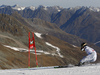 Samu Torsti of Finland skiing in the first run of the men opening giant slalom race of the new season of the Audi FIS Alpine skiing World cup in Soelden, Austria. First men giant slalom race of the season 2016-2017 of the Audi FIS Alpine skiing World cup, was held on Rettenbach glacier above Soelden, Austria, on Sunday, 23rd of October 2016.
