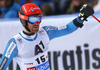 Leif Kristian Haugen of Norway reacts in finish of the second run of the men opening giant slalom race of the new season of the Audi FIS Alpine skiing World cup in Soelden, Austria. First men giant slalom race of the season 2016-2017 of the Audi FIS Alpine skiing World cup, was held on Rettenbach glacier above Soelden, Austria, on Sunday, 23rd of October 2016.
