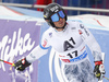 Marcus Sandell of Finland reacts in finish of the second run of the men opening giant slalom race of the new season of the Audi FIS Alpine skiing World cup in Soelden, Austria. First men giant slalom race of the season 2016-2017 of the Audi FIS Alpine skiing World cup, was held on Rettenbach glacier above Soelden, Austria, on Sunday, 23rd of October 2016.
