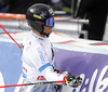 Marcus Sandell of Finland reacts in finish of the second run of the men opening giant slalom race of the new season of the Audi FIS Alpine skiing World cup in Soelden, Austria. First men giant slalom race of the season 2016-2017 of the Audi FIS Alpine skiing World cup, was held on Rettenbach glacier above Soelden, Austria, on Sunday, 23rd of October 2016.
